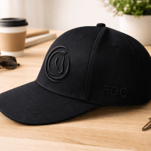 Gorra Drill Negra Sobre Tono